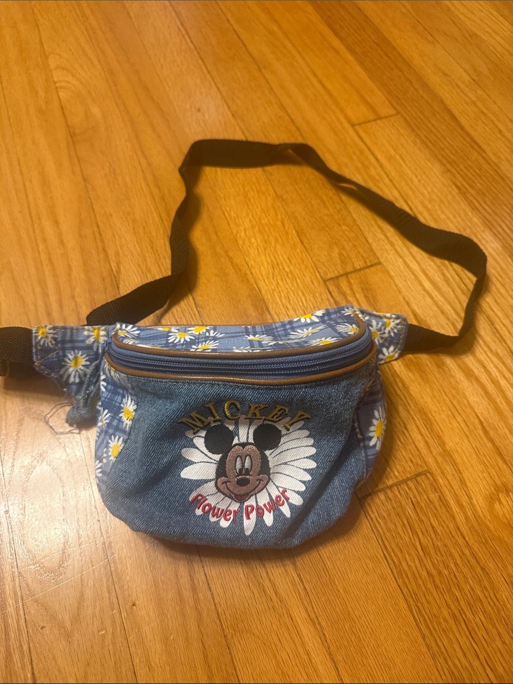 Mickey Mouse Denim Fanny Pack